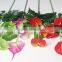 Vivid fake artificial Anthurium decorative Anthurium flower for landscaping decoration