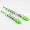 Fresh Green Silicone Stainless Steel Cooking Tongs Kitchen Tools