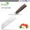 6.5 -inch colour wood handle vegetables santoku knife