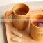 Promotion large-capacity wooden drinking mugs/ wood drinking cup