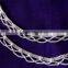 SILVER TONE chain payal ANKLETS feet bracelet PAIR