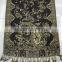 2017 winter The latest Russian stylish lady jacquard paisley floral fashion shawl 100%viscose