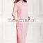 Women plain with pocket cheap fleece pajamas