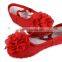 softy comfortable professional canvas faric children's ballet dance shoes