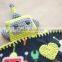 diy crochet fleece robot lovey blanket set hand knitted set