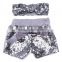 Girls beach sparkle sequin shorts girls birthday outfit with headband for baby girls gift