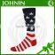 wholesale OEM cheap high quality american flag socks