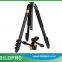 32mm Aluminum Tripod Extendable Telescopic Video Camera Tripod Fluid Head