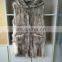 Genuine Possum Fur long vest for Women