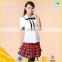 New Design Sexy School Girl Dress, Japanese School Uniform for Students