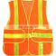 High reflective safety Hi-vis wasitcoat vest/ road safety policemen workwear vest
