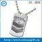 Fashion plating blank dog tags mannufacturer in Zhongshan
