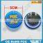 novelty name button car led badge light