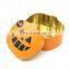 Fancy OEM pumpkin shaped empty gift or cake storage tin for Easter Day's promotion