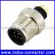 Bnc ip68 protection class 5 pin underwater male aviation moldable connector
