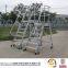 Portable Warehouse Aluminum Ladder with Platform