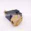 GOGO Normally open Brass Small Gas Solenoid Electric 3 ways valve 1/4" BSP 110V AC 1.5mm/2.5mm/3mm NBR Seals Direct valve
