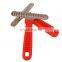 Pets Fur Remover Comb Tangles & Knots Anti-skip Handle  Cats Dogs Grooming Slicker Brush