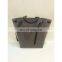 handmade felt shopping bag grey with custom logo