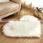 Wholesale australian different shape free style fur carpet white faux fur sheepskin rugs