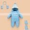 Newest Design Kids One- Piece Keep Warm Outer Aumun Winter Clothes Hooded  Baby Girl Boy Down Jacket