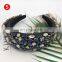 Hot sale 10 colors party show fashion diamond rhinestone headbands luxurious baroque headband