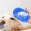 One Hand Pet Fur Grooming Massage Shower Comb Cat Self Cleaning Dog Shampoo Brush