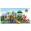 Guangzhou kids playground factory price outdoor park games plastic parts tube slide JMQ-G033A