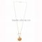 China simple stainless steel gold chain necklace for men and women