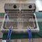 Commercial 12 L electric stainless steel deep fryers with high quality