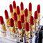 Clear Lipstick Tower, 360 Rotating Cosmetic Organizer with 64 Slots Lipgloss Storage Display Holder