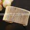 Fashional model Bracelet pulsera para dama caballero Novia esposa Hollow out bangles closed