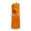 Wholesale high quality Cow Split leather welding gloves with side reinforced lining