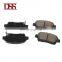 Hot sale high quality auto spare parts car carbon ceramic brake pads D822 for Corolla/Yaris disc brake price