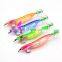 2.0 In Stock Good Price Glow in Dark Luminous Tail Fishing Lures Wood Shrimp Prawn Tackle Hooks Squid Jig