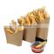 Custom design paper food chips boxes and french fries packaging
