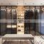 Aluminum Glass Door Walk in Wardrobe Modern Bedroom Wardrobe