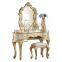 home center cheap antique luxury gold bedroom furniture dressers with mirrors