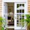 Turkey back yard split jamb swinging doors with side lite