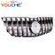 GT style front bumper grille mesh hood for Mercedes Benz GLK class X204 5 door SUV 2012-2015