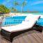 leisure hotel bed swimming pool beach lunch break lounge chair outdoor villa balcony wicker rattan outdoor furniture