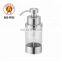 Free Sample 28MM 33MM Abs Mini Hand Design Soap Dispenser 250ml  Foam Plastic Lotion Bottle For Bath Cosmetic Packaging