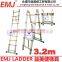 3.2m Telescopic ladder/3 position telescopic ladder/telescopic ladder with joint