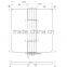 01525 hinges trailer body parts,semi-trailer fastener