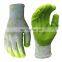 Rubber Coated Kids Gardening Safety Working Gloves Custom Floral Polyester Liner Latex Foam Coated Gardening Gloves For Womens