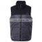 Men's Padded Vest Hot Stylish Blue Custom Puffer Vest for Men