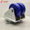 1000kg Double Wheel Industrial Caster 1T Heavy Duty Casting Nylon Swivel Caster Wheel