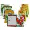 3 side seal bag foil laminated aluminum foil seed packet