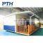 Modular House in Australia with steel overhang and woolen deck in 1 bedroom