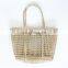 Seagrass Handbag Home Handmade Natural Seagrass Tote Bag Straw Woven Beach Bag High Quality Wholesale